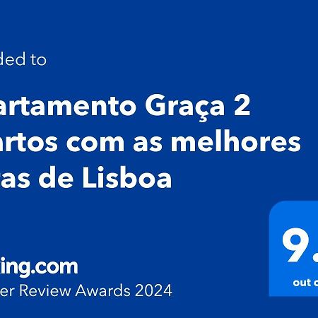 Apartamento Graca 2 Quartos Com As Melhores Vistas De Lisboa المظهر الخارجي الصورة